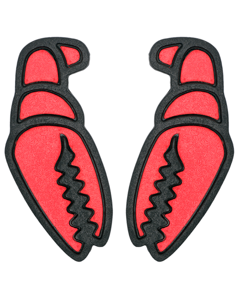 Crab Grab red and black Mega Claw snowboard stomp pad