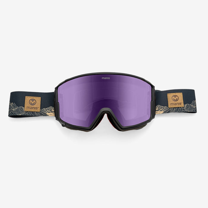 Manis V1 Goggle Black – Purple