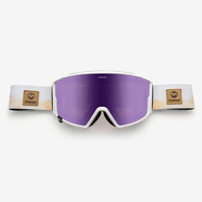 Manis V1 Goggle White – Purple