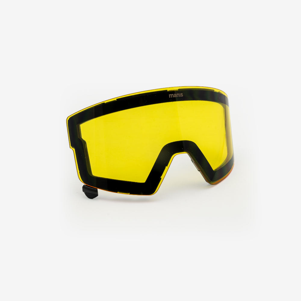 Manis V1 Goggle White – Gold