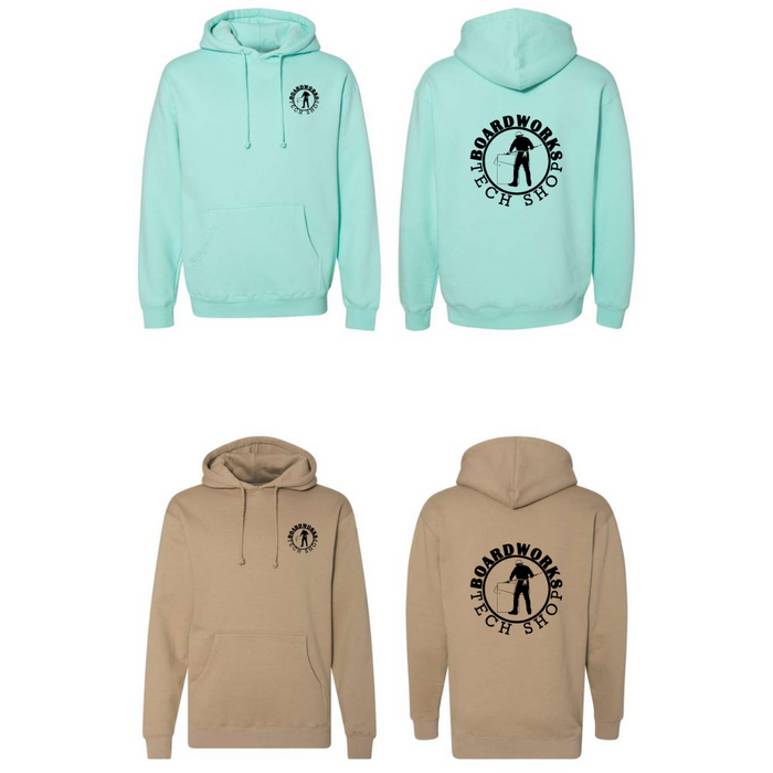 BTS Icon Hoodies - Mint & Sandstone