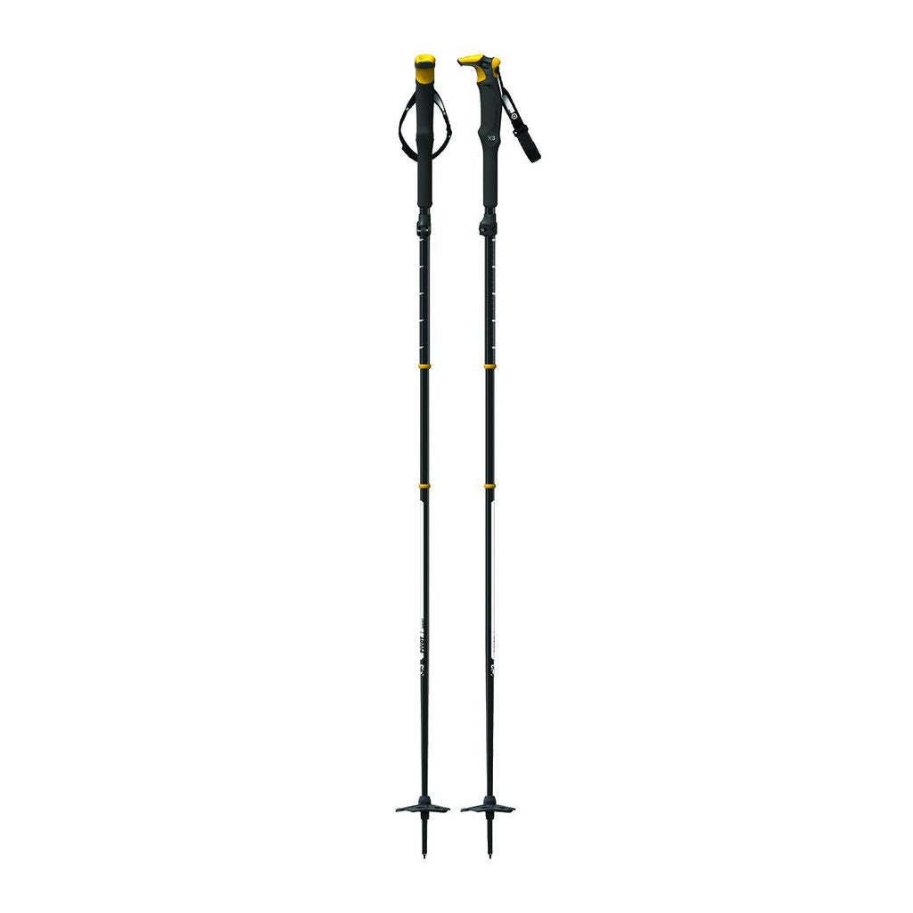 G3 Pivot Aluminum Poles - Black - Zoomed out front/side view