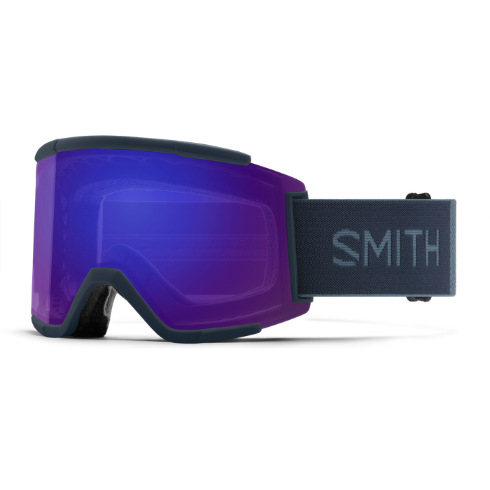 Smith Squad XL - French Navy - Chroma Pop Everyday Violet lense