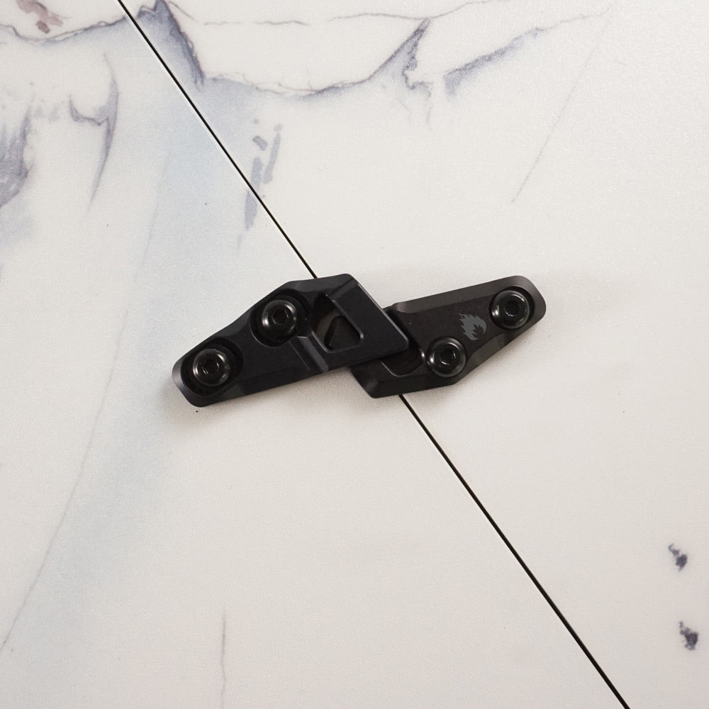 Spark R&D Fixie Clips (Top-Mount) - Black - Clips shown together
