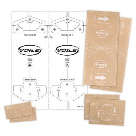 Voile DIY Template Sticker Packs