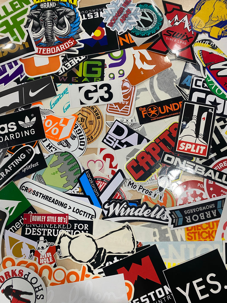 Stickers Skate, Pack de 100 Autocollants